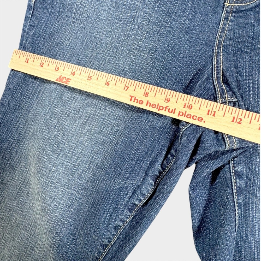 Torrid Sample Prototype Jeans Womens Dark Wash Raw Hem Straight Leg Denim‎ - Picture 11 of 11